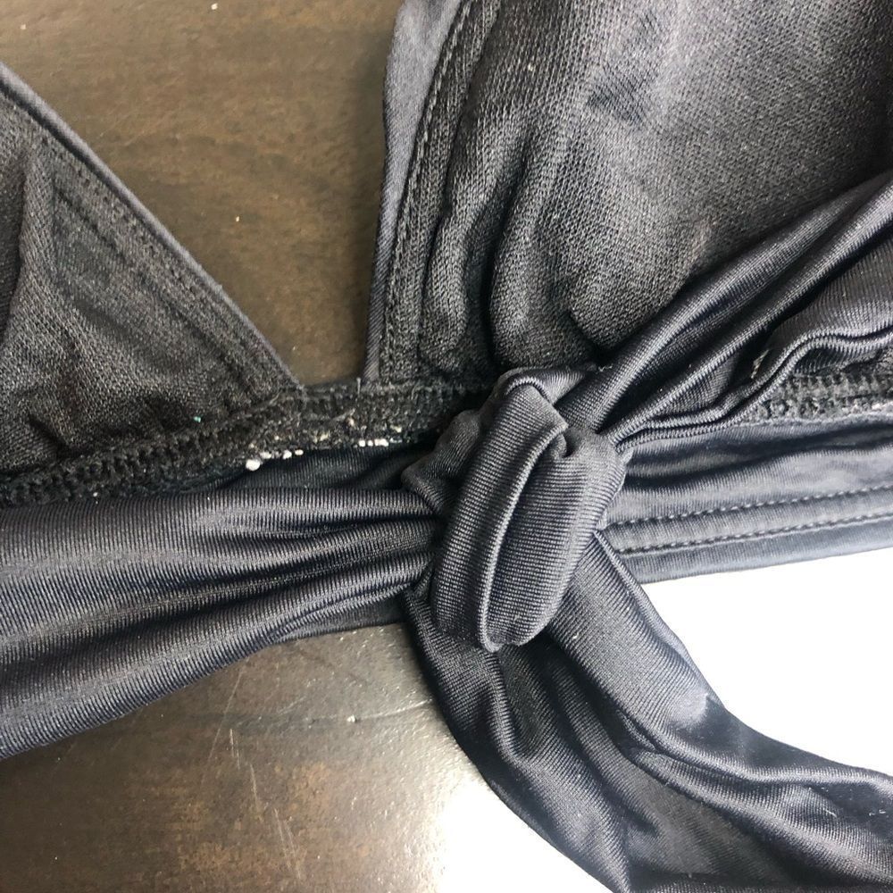 Swim Systems Collection black bikini top with gold hardware size medium - Picture 7 of 9